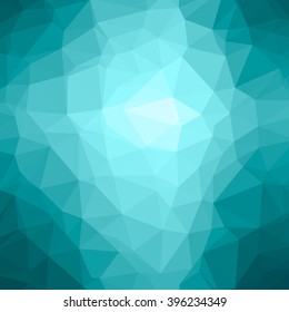 Polygonal Mosaic Paper Background, Vector illustration. Limpet Shell gradient.