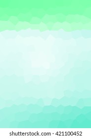 Polygonal mosaic turquoise background
