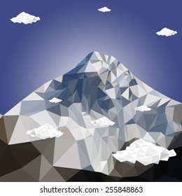 Polygonal mountain Everest