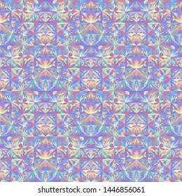 Polygonal multicolored geometrical triangular flower pattern background - gradient abstract colorful vector graphic design