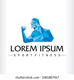 Polygonal Muscle Man