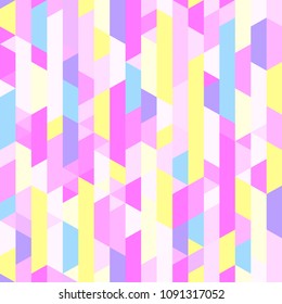 Polygonal pattern. Colorful wallpaper of the surface. Seamless bright tile background. Print for banners, posters, t-shirts and textiles. Unique texture. Doodle for design