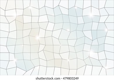 Polygonal pattern gradient grey background. Vector illustration. For the design, presentation, wallpaper.