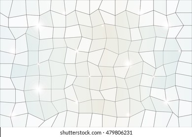 Polygonal pattern gradient grey background. Vector illustration. For the design, presentation, wallpaper.
