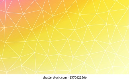 Polygonal pattern with triangles mosaic cover. For your idea, presentation, smart design Vector illustration. Creative gradient color