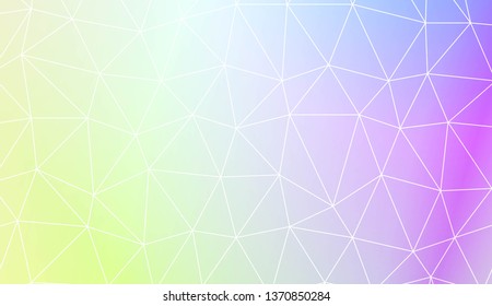 Polygonal pattern with triangles mosaic cover. Style for your business design. Vector illustration. Creative gradient color