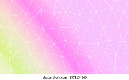 Polygonal pattern with triangles mosaic cover. For your idea, presentation, smart design Vector illustration. Creative gradient color