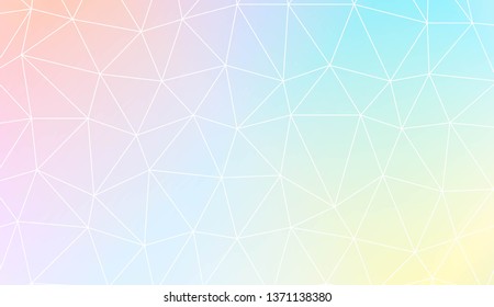 Polygonal pattern with triangles mosaic cover. Style for your business design. Vector illustration. Creative gradient color