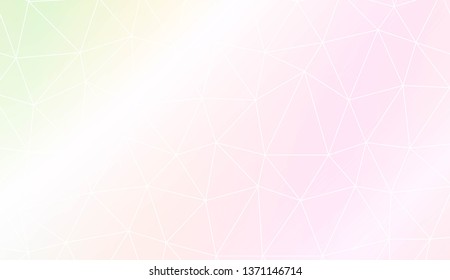 Polygonal pattern with triangles mosaic cover. For your idea, presentation, smart design Vector illustration. Creative gradient color