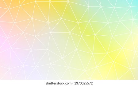 Polygonal pattern with triangles mosaic cover. For your idea, presentation, smart design Vector illustration. Creative gradient color