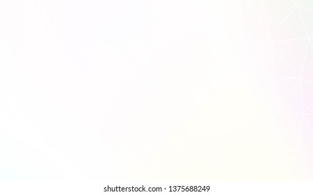 Polygonal pattern with triangles mosaic cover. Template for your banner. Vector illustration. Creative gradient color