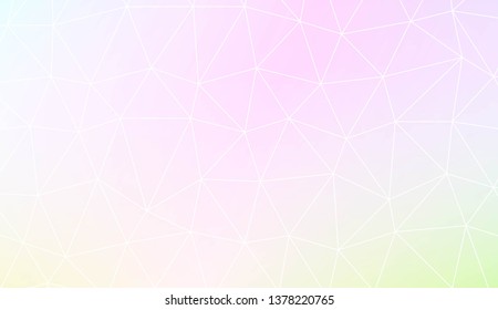 Polygonal pattern with triangles mosaic cover. Style for your business design. Vector illustration. Creative gradient color