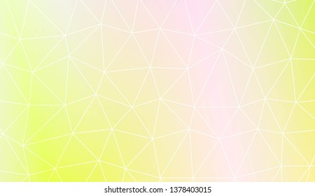 Polygonal pattern with triangles mosaic cover. Template for your banner. Vector illustration. Creative gradient color