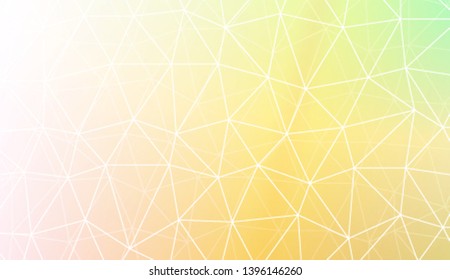 Polygonal pattern with triangles mosaic cover. For your wallpaper, advert, banner, poster. Vector illustration. Creative gradient color