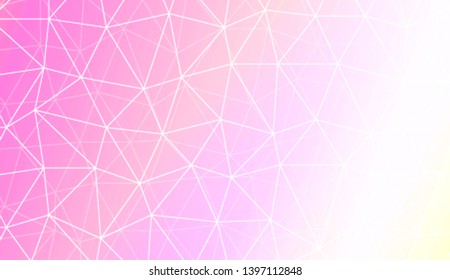 Polygonal pattern with triangles mosaic cover. For your wallpaper, advert, banner, poster. Vector illustration. Creative gradient color