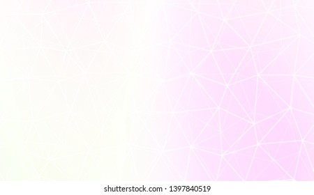 Polygonal pattern with triangles mosaic cover. For your wallpaper, advert, banner, poster. Vector illustration. Creative gradient color