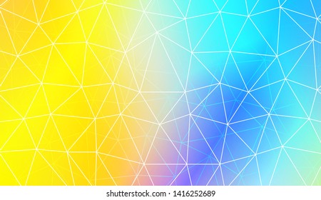 Polygonal pattern with triangles mosaic cover. Style for your business design. Vector illustration. Creative gradient color