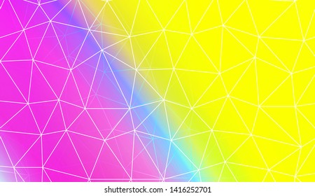 Polygonal pattern with triangles mosaic cover. Style for your business design. Vector illustration. Creative gradient color