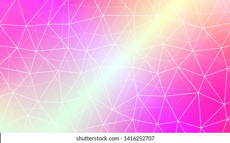 Polygonal pattern with triangles mosaic cover. Style for your business design. Vector illustration. Creative gradient color