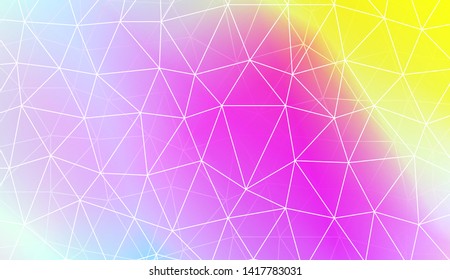 Polygonal pattern with triangles mosaic cover. Style for your business design. Vector illustration. Creative gradient color