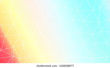 Polygonal pattern with triangles mosaic cover. Style for your business design. Vector illustration. Creative gradient color