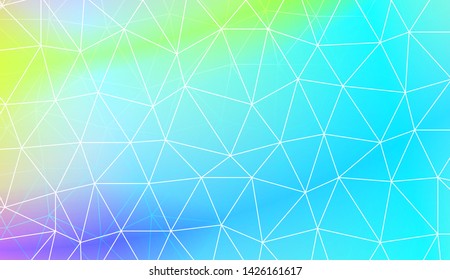 Polygonal pattern with triangles mosaic cover. Style for your business design. Vector illustration. Creative gradient color