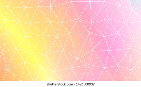 Polygonal pattern with triangles mosaic cover. Style for your business design. Vector illustration. Creative gradient color