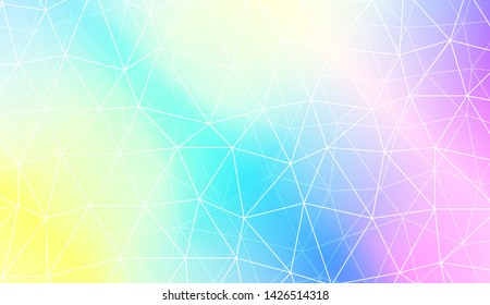 Polygonal pattern with triangles mosaic cover. Style for your business design. Vector illustration. Creative gradient color