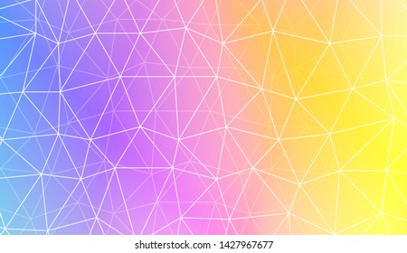 Polygonal pattern with triangles mosaic cover. Style for your business design. Vector illustration. Creative gradient color
