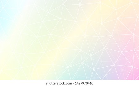 Polygonal pattern with triangles mosaic cover. Style for your business design. Vector illustration. Creative gradient color
