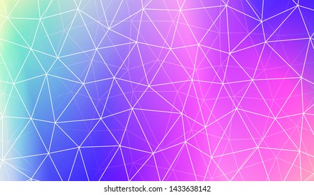 Polygonal pattern with triangles mosaic cover. Style for your business design. Vector illustration. Creative gradient color
