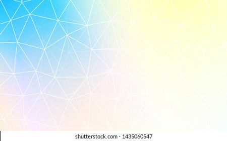 Polygonal pattern with triangles mosaic cover. Style for your business design. Vector illustration. Creative gradient color