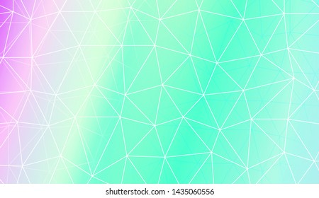 Polygonal pattern with triangles mosaic cover. Style for your business design. Vector illustration. Creative gradient color