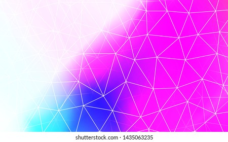 Polygonal pattern with triangles mosaic cover. Style for your business design. Vector illustration. Creative gradient color