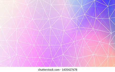 Polygonal pattern with triangles mosaic cover. Style for your business design. Vector illustration. Creative gradient color