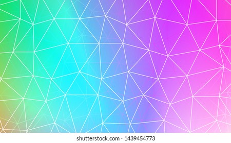 Polygonal pattern with triangles mosaic cover. Style for your business design. Vector illustration. Creative gradient color
