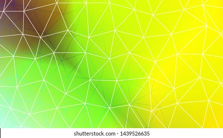 Polygonal pattern with triangles mosaic cover. Style for your business design. Vector illustration. Creative gradient color