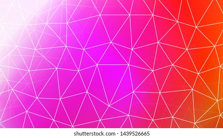 Polygonal pattern with triangles mosaic cover. Style for your business design. Vector illustration. Creative gradient color