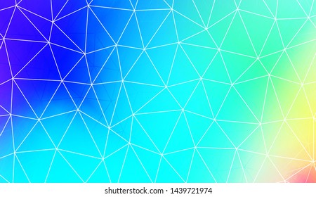 Polygonal pattern with triangles mosaic cover. Style for your business design. Vector illustration. Creative gradient color
