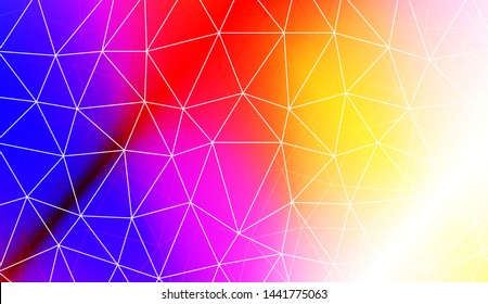 Polygonal pattern with triangles mosaic cover. Style for your business design. Vector illustration. Creative gradient color