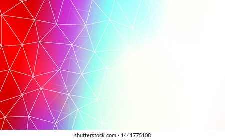 Polygonal pattern with triangles mosaic cover. Style for your business design. Vector illustration. Creative gradient color