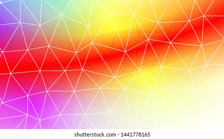 Polygonal pattern with triangles mosaic cover. Style for your business design. Vector illustration. Creative gradient color