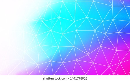 Polygonal pattern with triangles mosaic cover. Style for your business design. Vector illustration. Creative gradient color