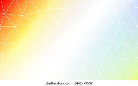 Polygonal pattern with triangles mosaic cover. Style for your business design. Vector illustration. Creative gradient color