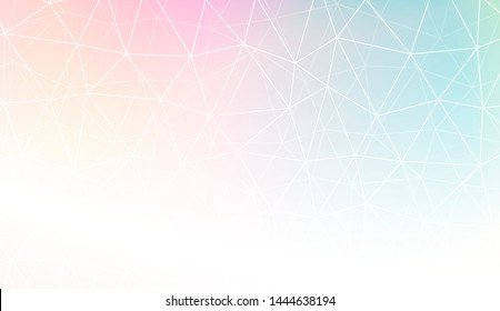 Polygonal pattern with triangles mosaic cover. Style for your business design. Vector illustration. Creative gradient color