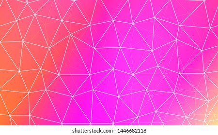 Polygonal pattern with triangles mosaic cover. Style for your business design. Vector illustration. Creative gradient color