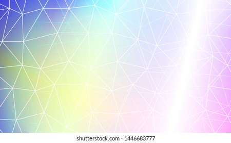 Polygonal pattern with triangles mosaic cover. Style for your business design. Vector illustration. Creative gradient color