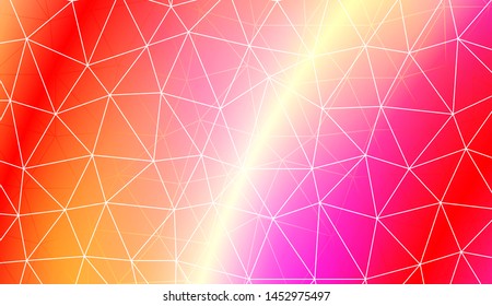 Polygonal pattern with triangles mosaic cover. Style for your business design. Vector illustration. Creative gradient color