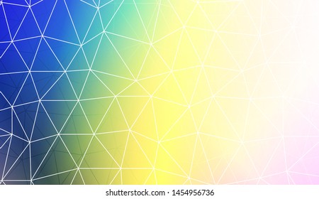 Polygonal pattern with triangles mosaic cover. Style for your business design. Vector illustration. Creative gradient color