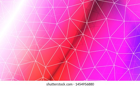 Polygonal pattern with triangles mosaic cover. Style for your business design. Vector illustration. Creative gradient color